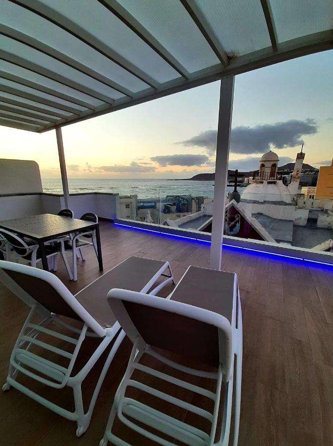 Malibu Canteras Atico 23 Vista Mar - Seaview Penthouse (Adults Only) Las Palmas de Gran Canaria Exteriör bild